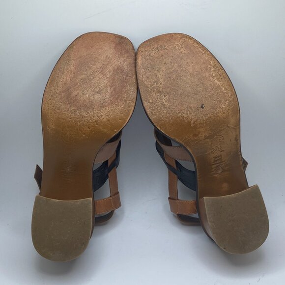 MARNI Chunky Leather Italian Sandals - Size 8.5 - Picture 8 of 16